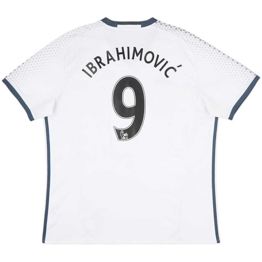 2016-17 Manchester United Third Shirt Ibrahimovic #9 - 7/10 - (XL)