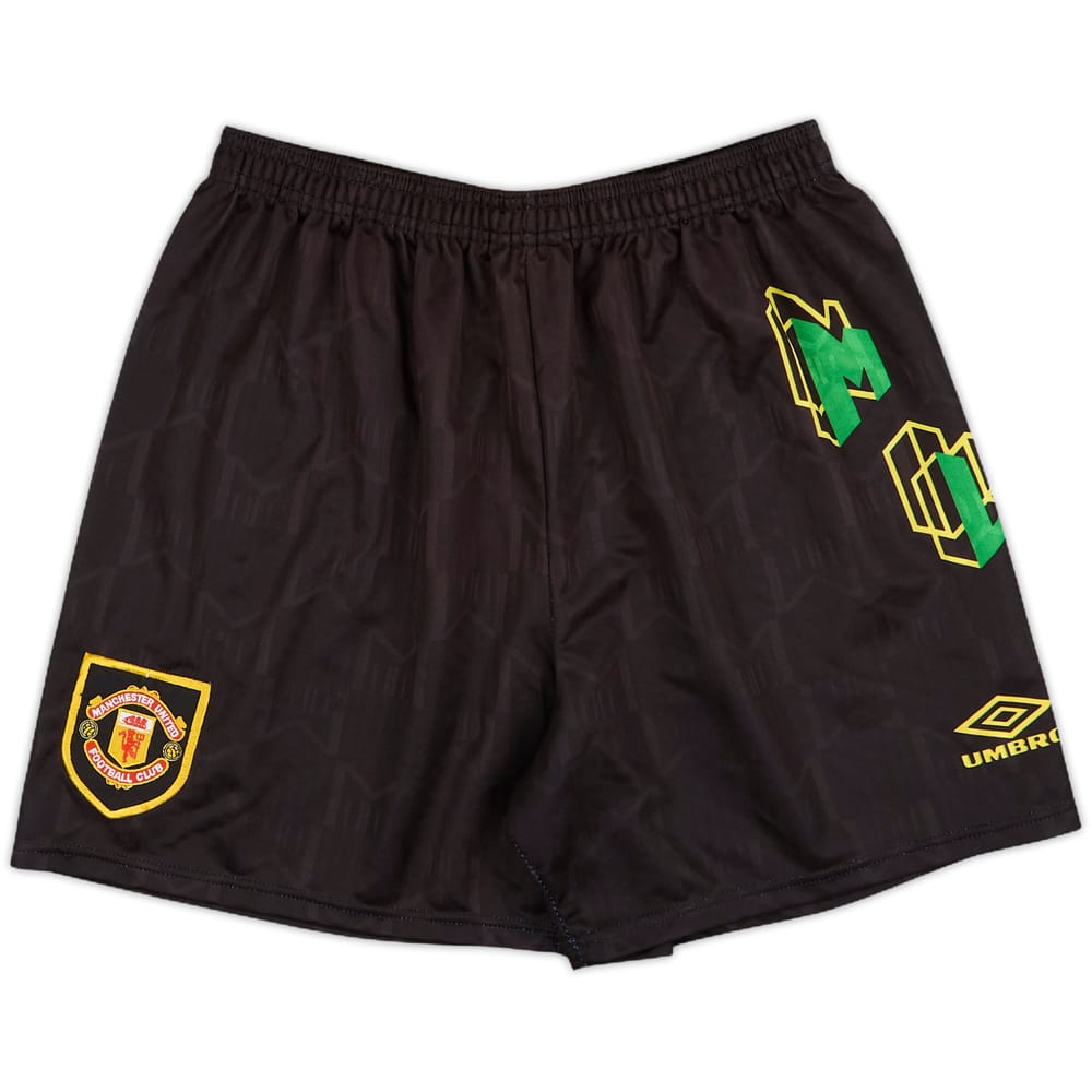 1992-93 Manchester United Third Shorts - 9/10 - (L)