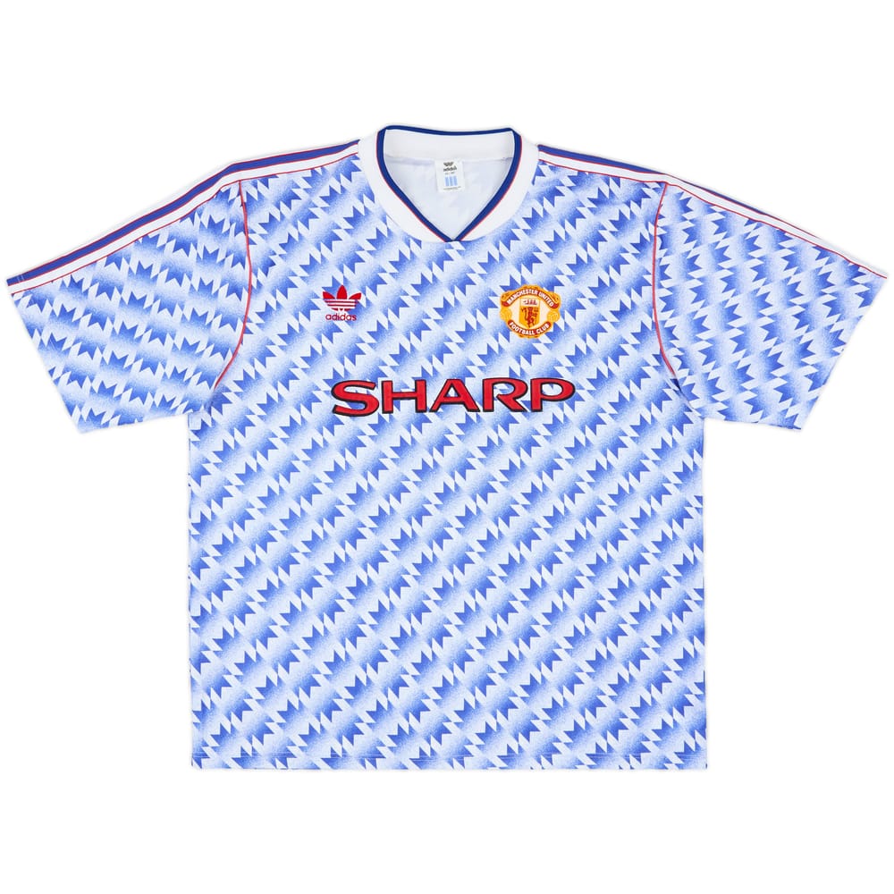 1990-92 Manchester United Away Shirt - 10/10 - (L/XL)