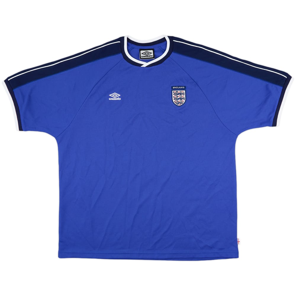 2000-02 England Umbro Training Shirt - 9/10 - (XXL)