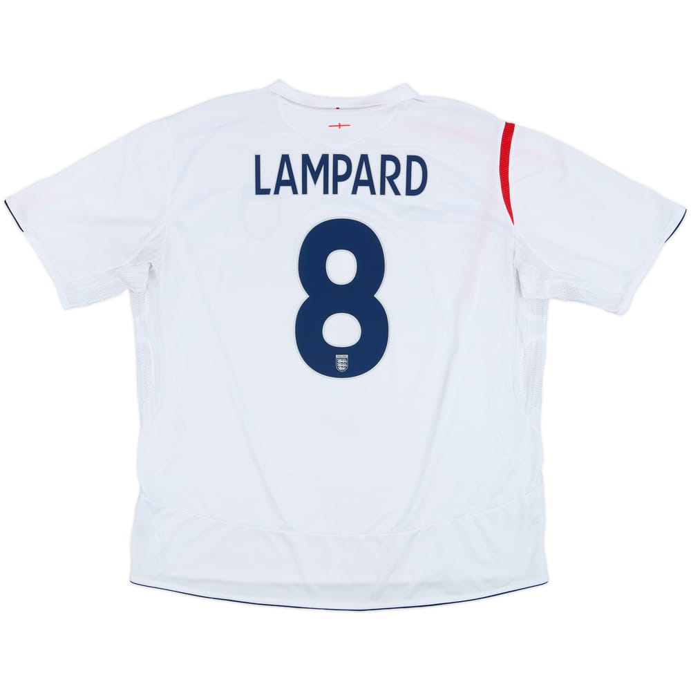 2005-07 England Home Shirt Lampard #8 - 7/10 - (3XL)