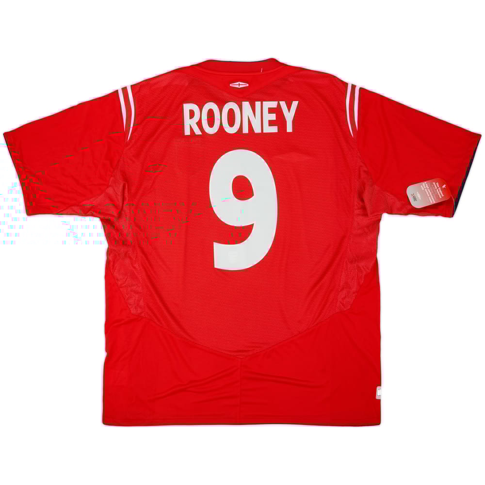 2004-06 England Away Shirt Rooney #9 (XXL)