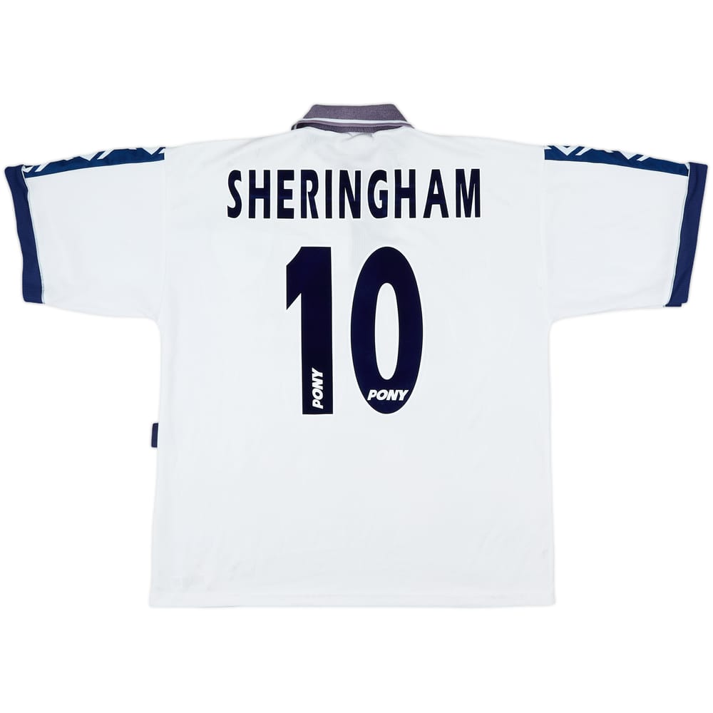 1995-97 Tottenham Home Shirt Sheringham #10 - 7/10 - (L)