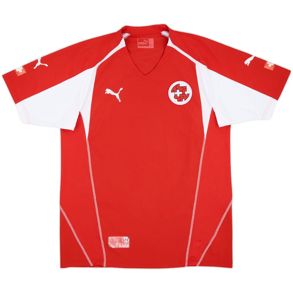 2004-06 Switzerland Home Shirt - 7/10 - (L)