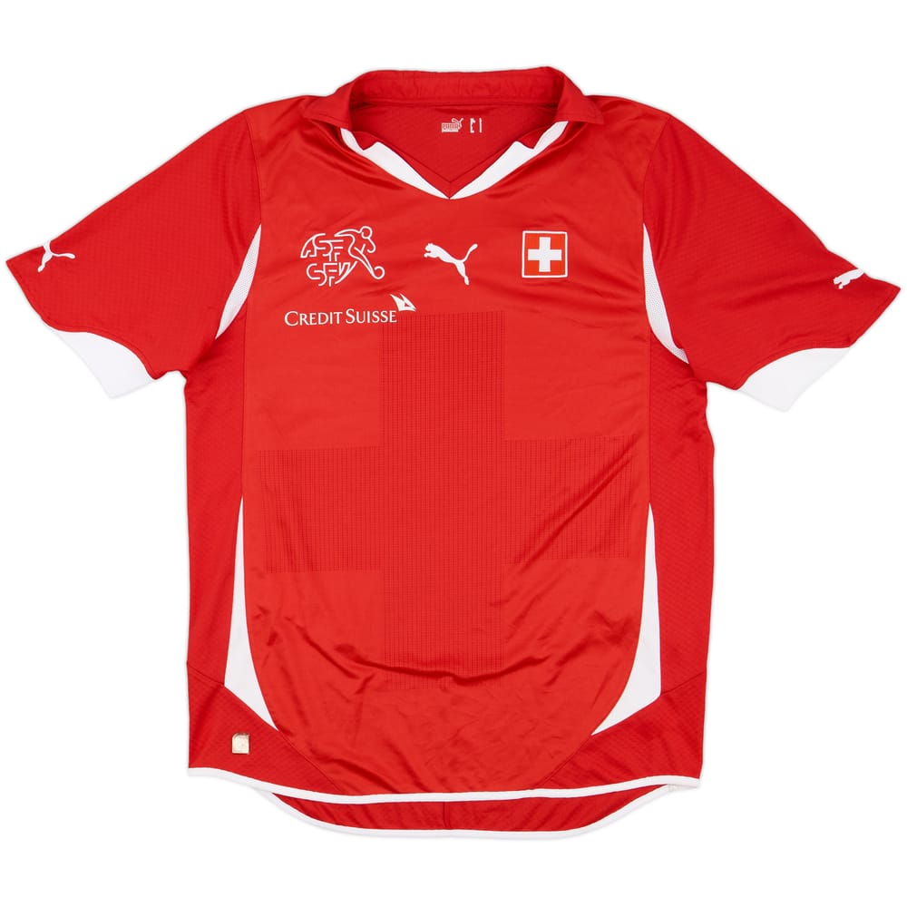 2010-11 Switzerland Home Shirt - 9/10 - (L)
