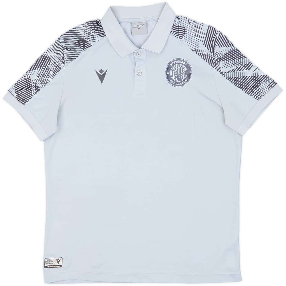2023-24 Stevenage Macron Polo Shirt - 8/10 - (M)