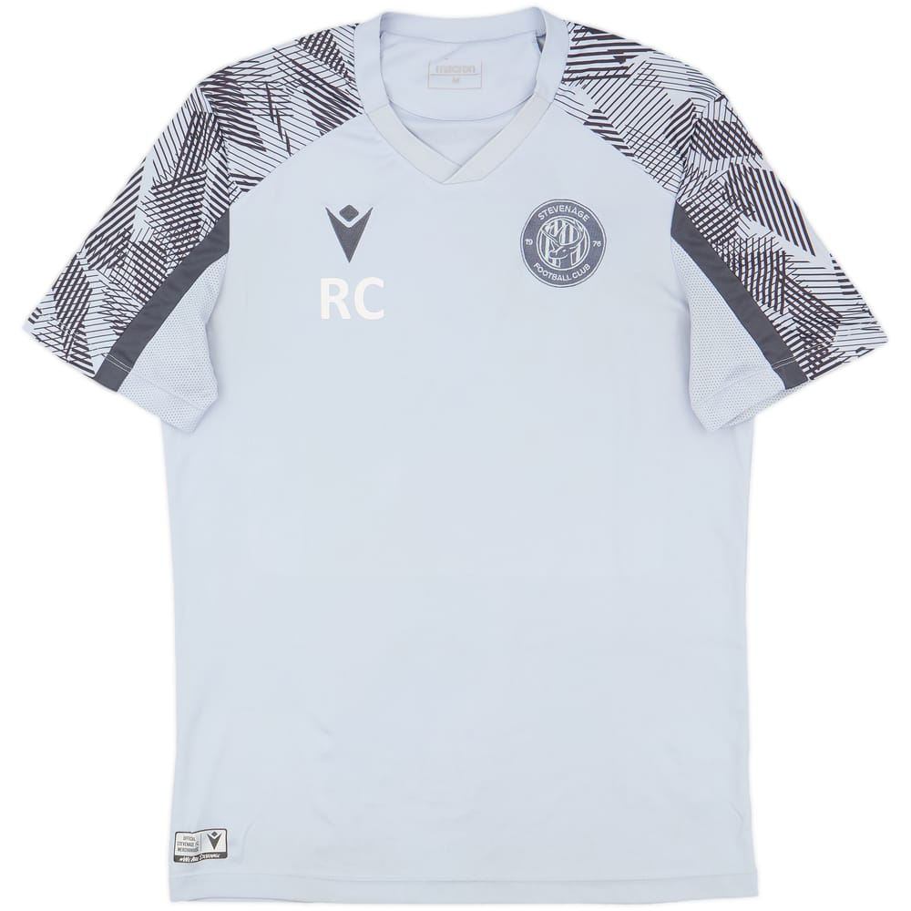 2020-21 Stevenage Staff Issue Macron Training Shirt RC - 9/10 - (M)