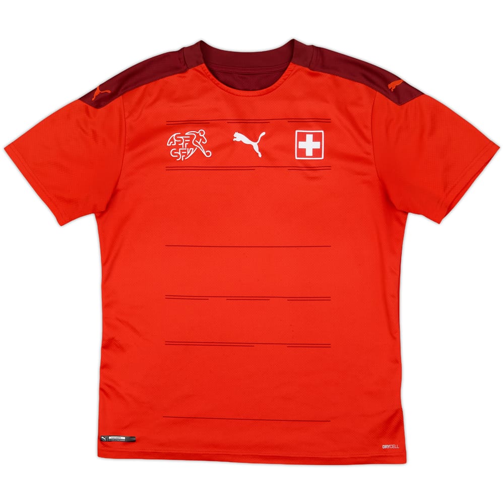 2020-21 Switzerland Home Shirt - 10/10 - (M)