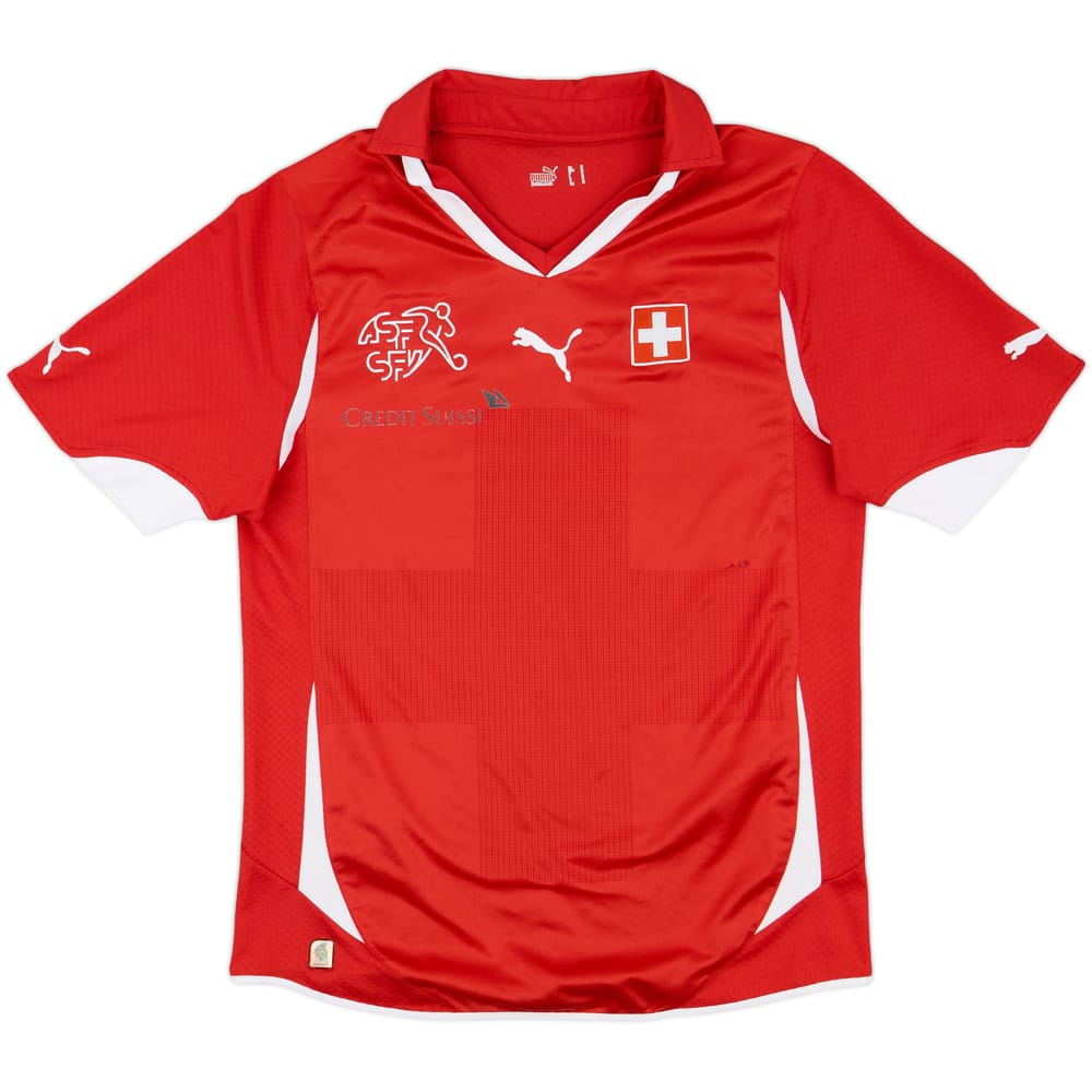 2010-11 Switzerland Home Shirt - 8/10 - (M)