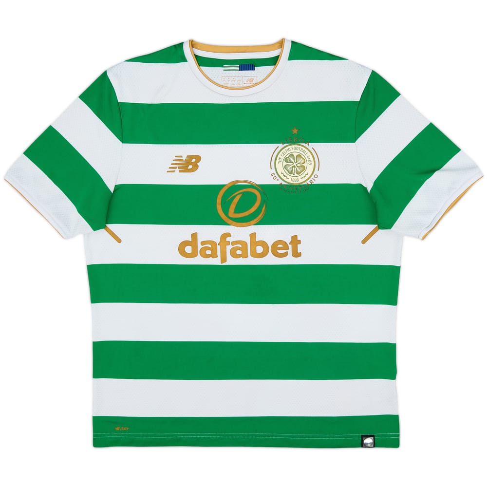 2017-18 Celtic 'Lisbon Lions 50th Anniversary' Home Shirt - 9/10 - (M)