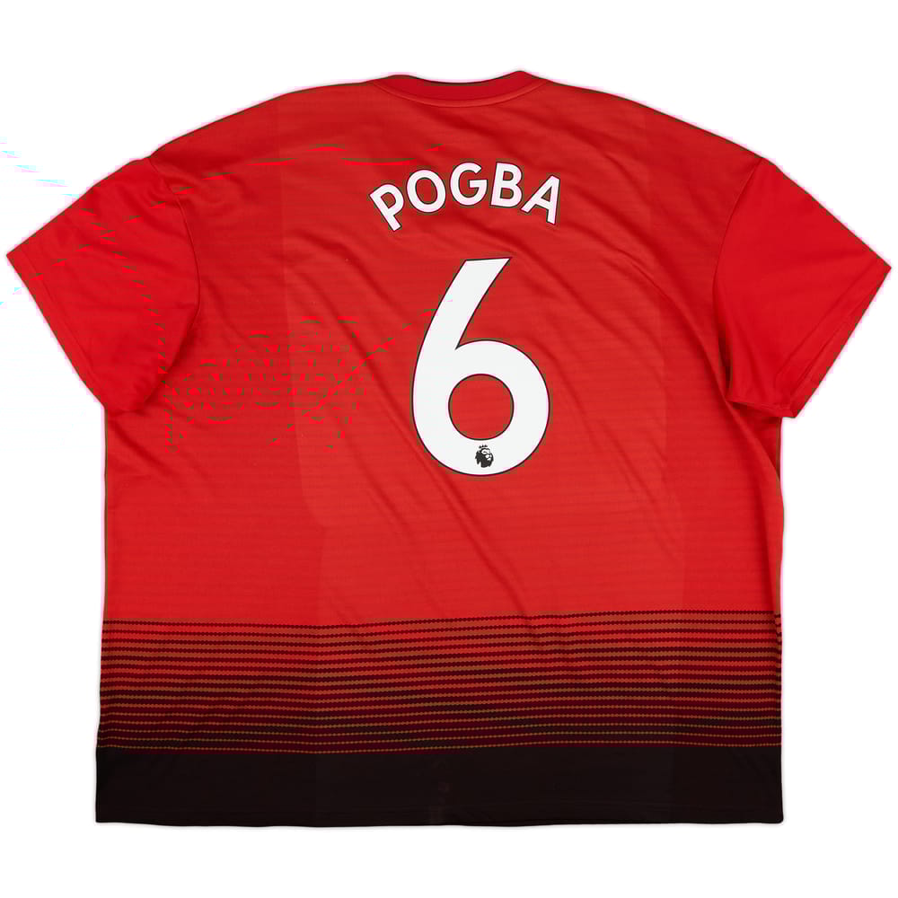 2018-19 Manchester United Home Shirt Pogba #6 - 7/10 - (3XL)
