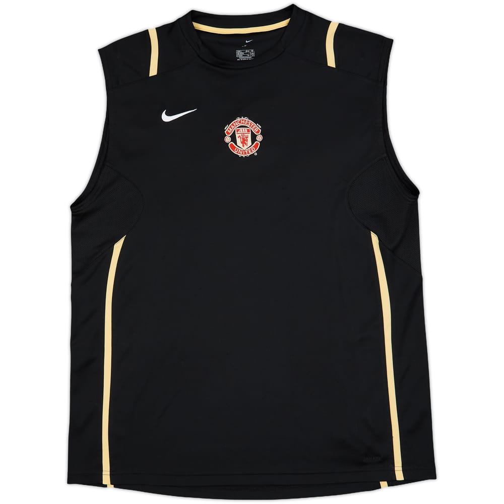 2006-07 Manchester United Nike Training Vest - 8/10 - (L)