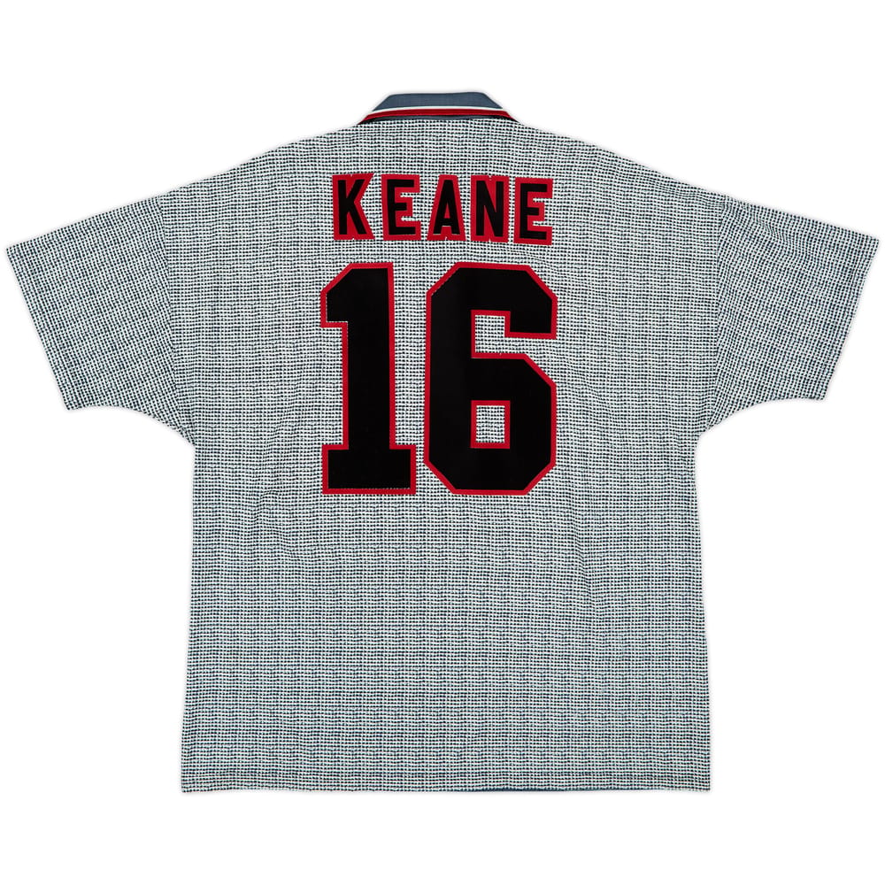 1995-96 Manchester United Away Shirt Keane #16 - 7/10 - (XL)