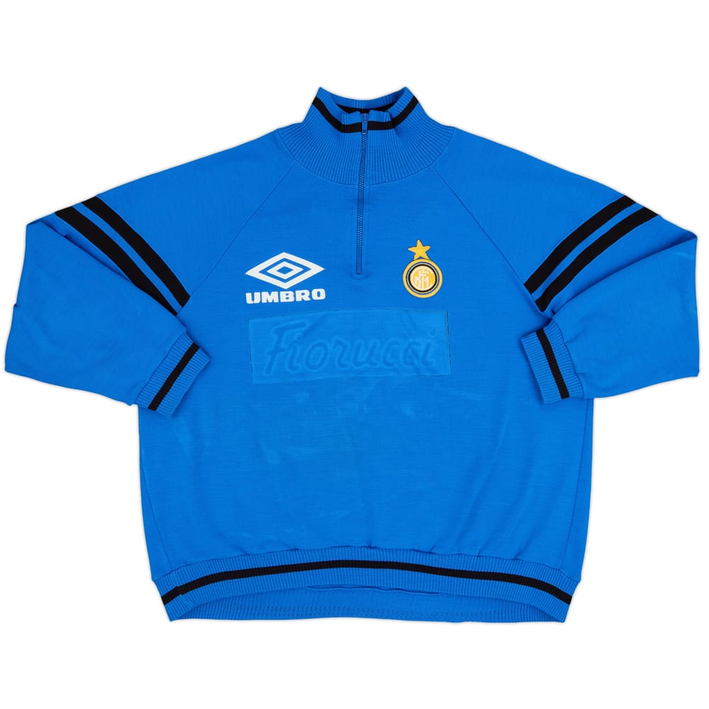1993-94 Inter Milan Umbro 1/4 Zip Drill Top - 4/10 - (XL)