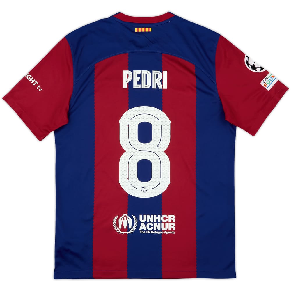 2023-24 Barcelona Home Shirt Pedri #8 - 8/10 - (M)