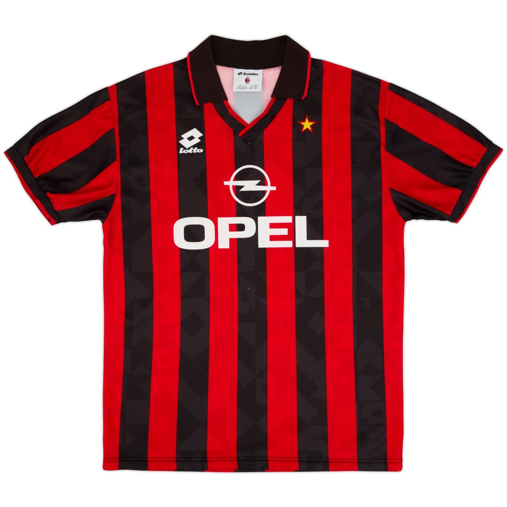 1994-95 AC Milan Basic Home Shirt - 8/10 - (L)