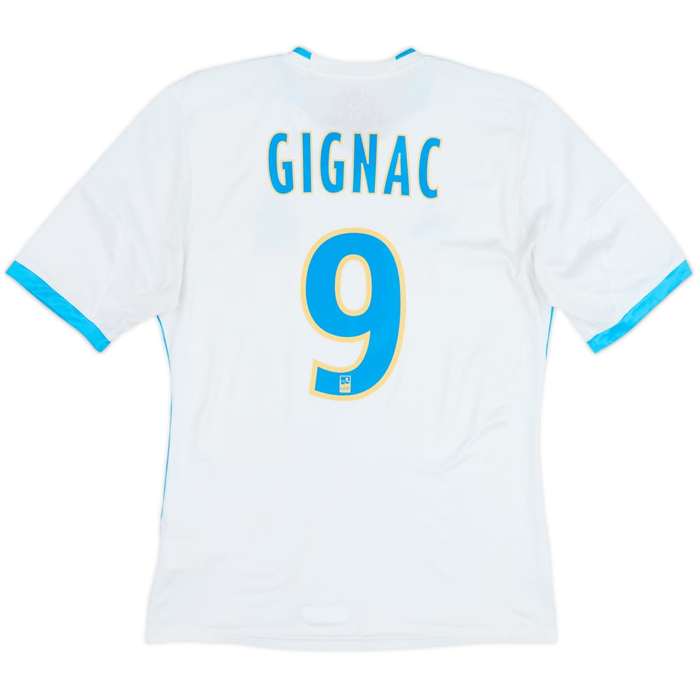 2013-14 Olympique Marseille Home Shirt Gignac #9 - 6/10 - (M)