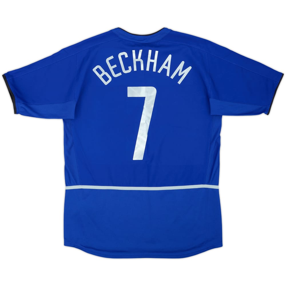 2002-03 Manchester United Third Shirt Beckham #7 - 8/10 - (13-15 Years)