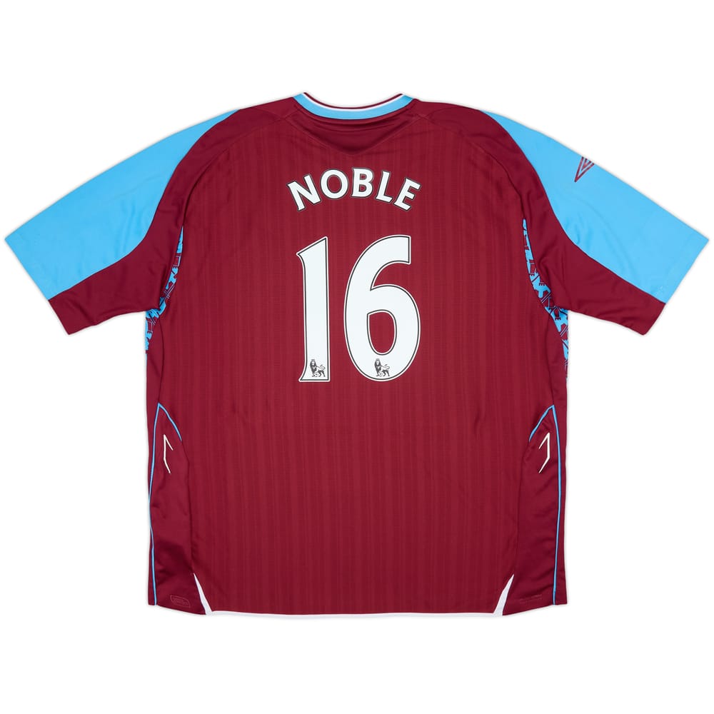 2007-08 West Ham Home Shirt Noble #16 - 6/10 - (3XL)