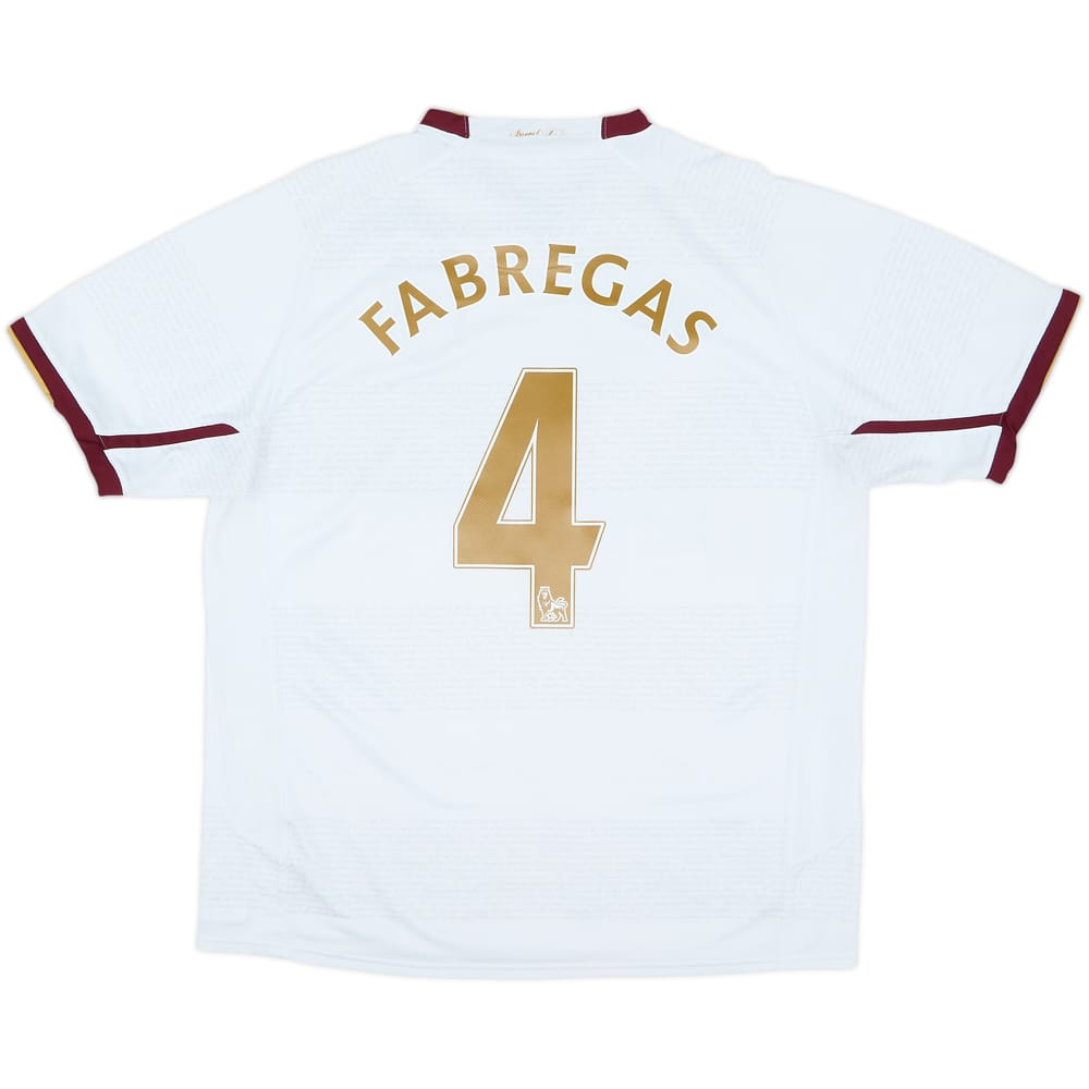 2007-08 Arsenal Away Shirt Fabregas #4 - 6/10 - (L)