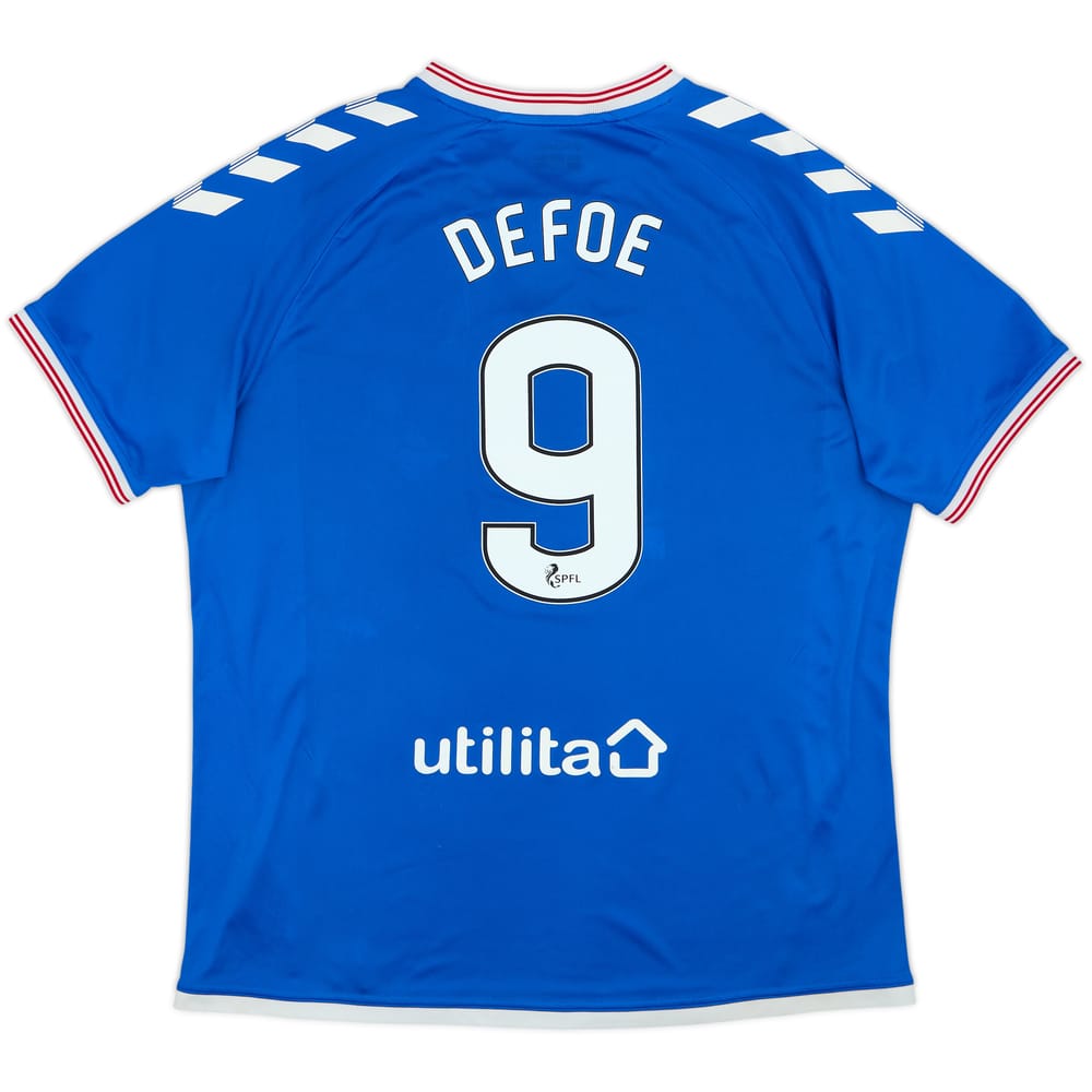 2019-20 Rangers Home Shirt Defoe #9 - 6/10 - (XL)