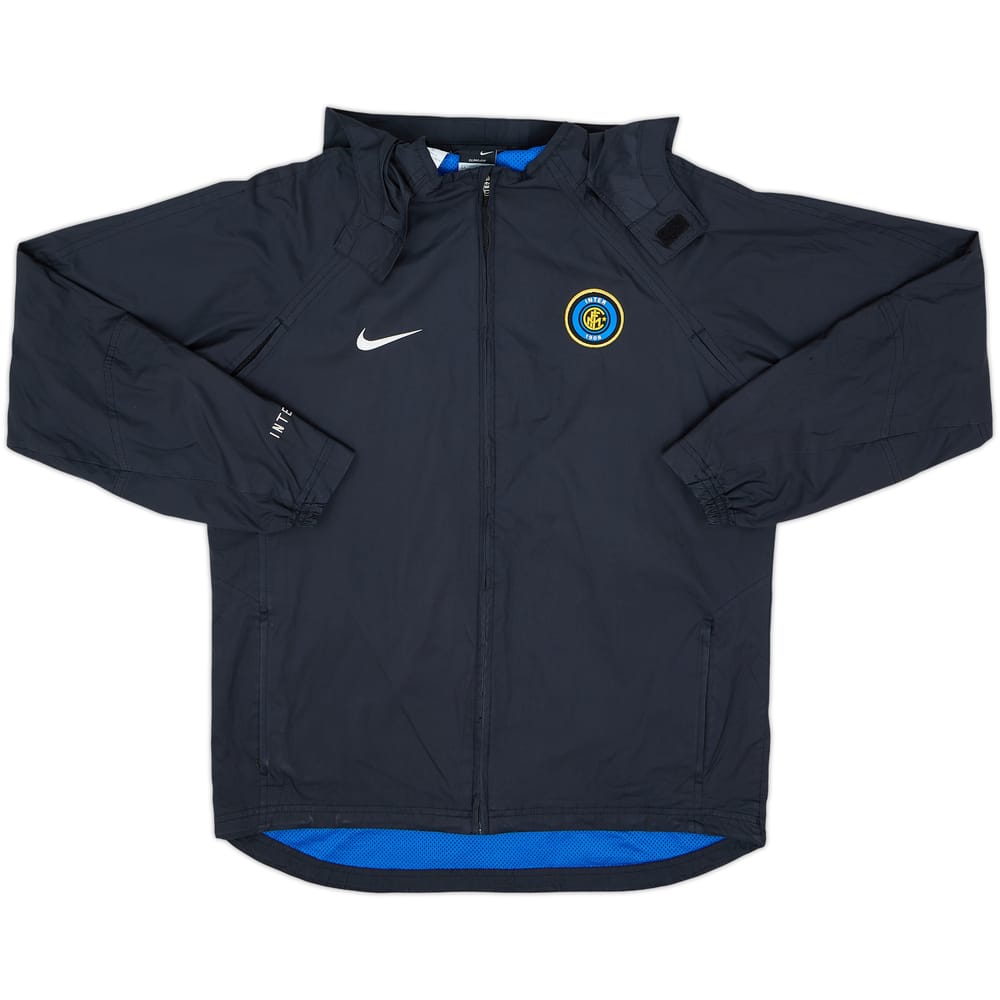 2004-05 Inter Milan Nike Hooded Rain Jacket - 5/10 - (S)