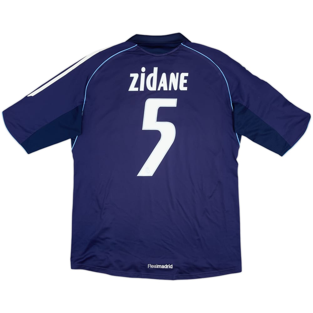 2005-06 Real Madrid Away Shirt Zidane #5 - 5/10 - (L)