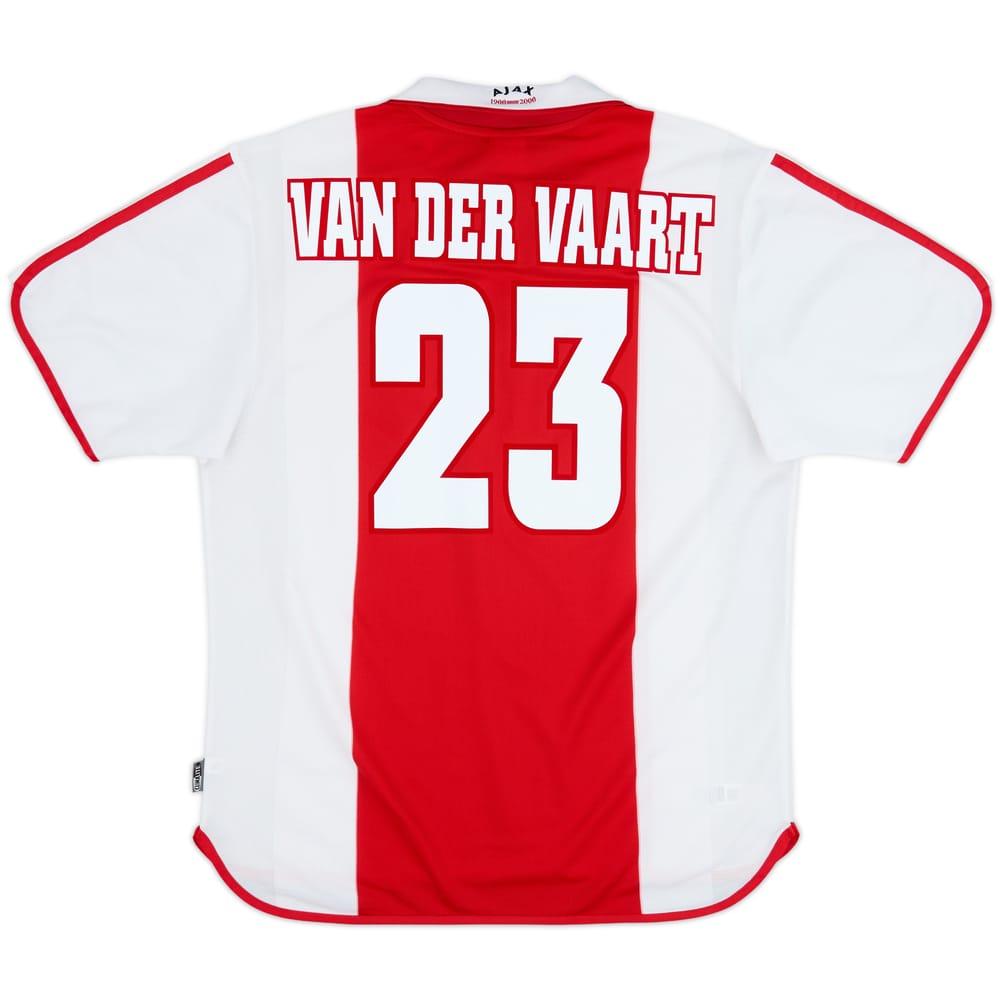 2000-01 Ajax Centenary Home Shirt Van Der Vaart #23 - 8/10 - (L)