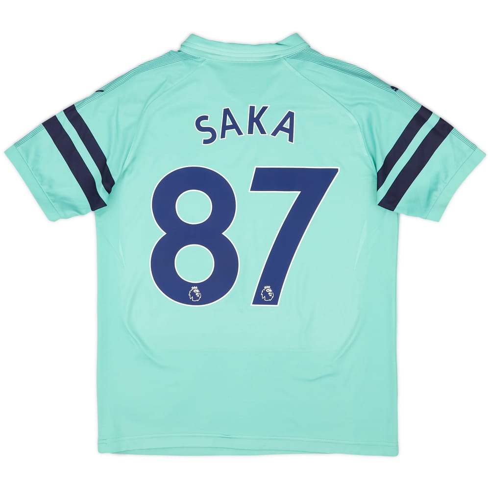 2018-19 Arsenal Third Shirt Saka #87 - 8/10 - (15-16 Years)