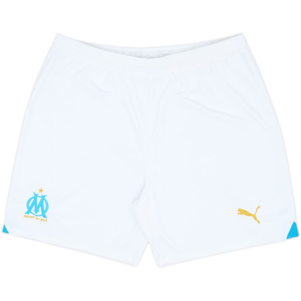 2023-24 Olympique Marseille Home Shorts - 7/10 - (XL)