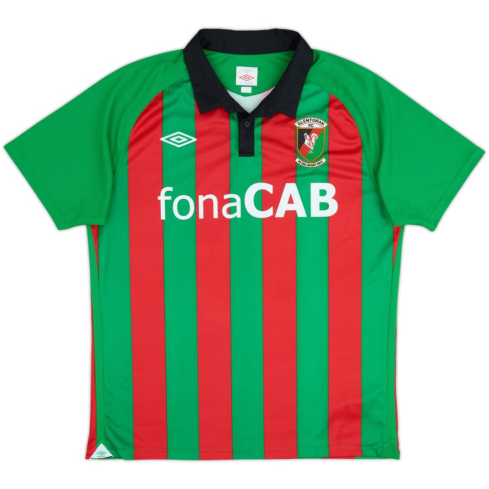 2010-11 Glentoran Home Shirt - 9/10 - (L)