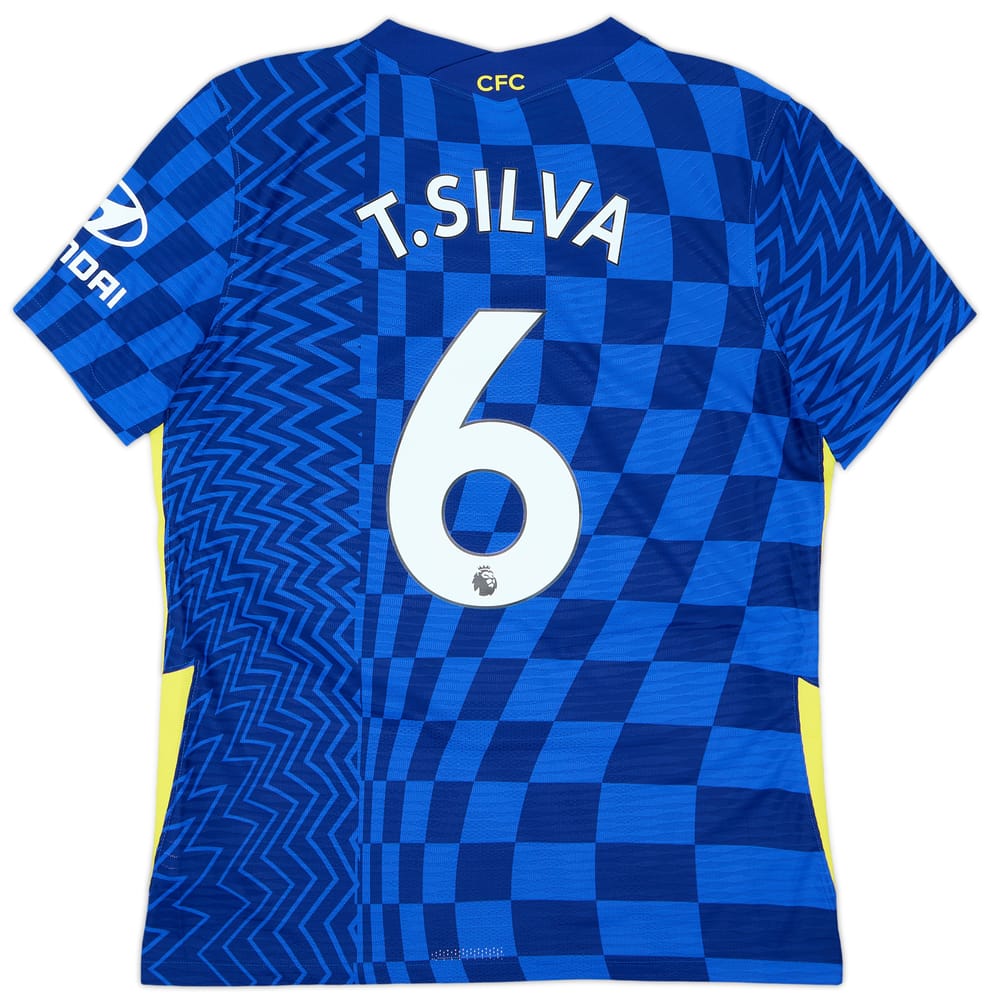 2021-22 Chelsea Authentic Home Shirt T.Silva #6 - 8/10 - (L)