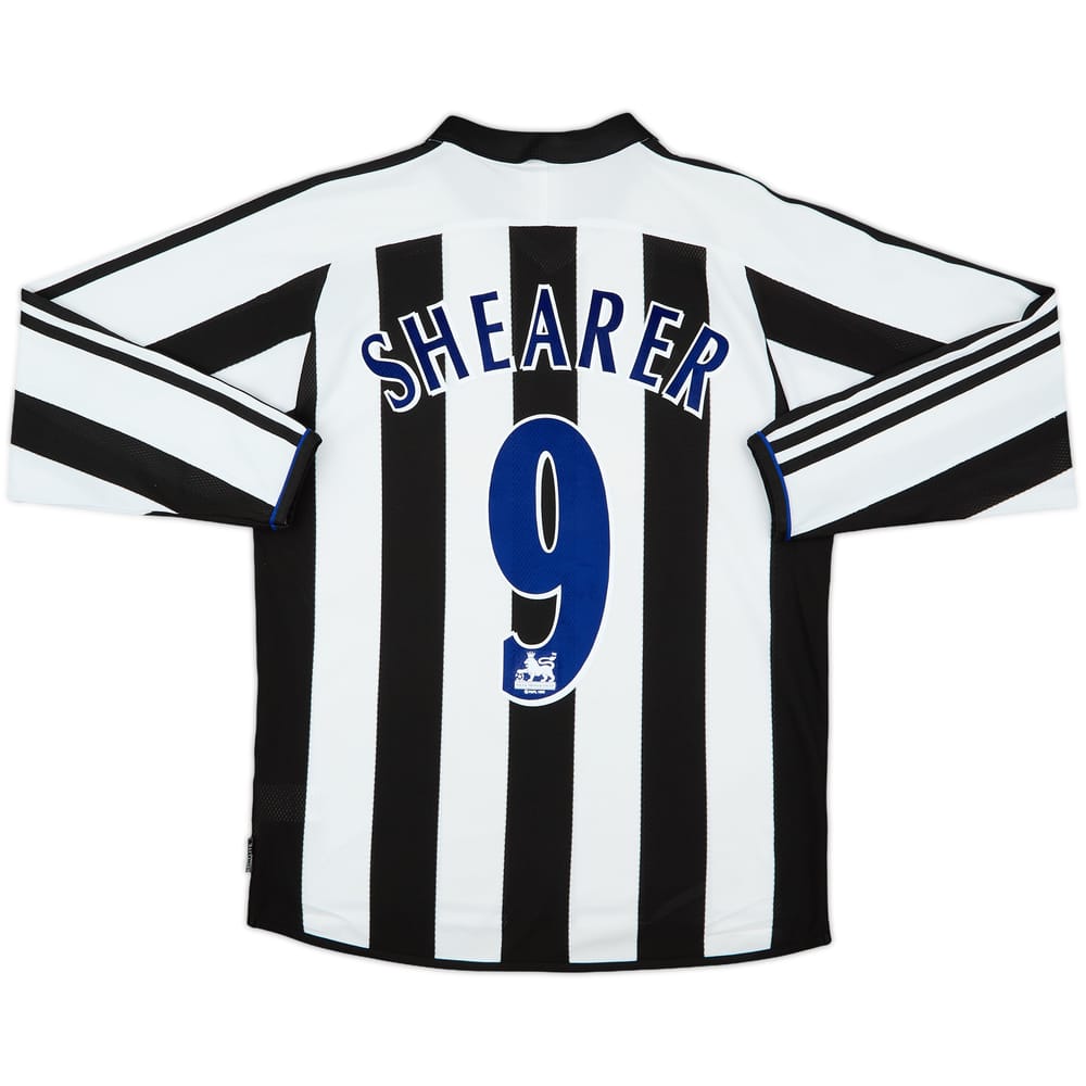 Camiseta de local de manga larga del Newcastle 2003-05 Shearer #9 - 5/10 - (S)