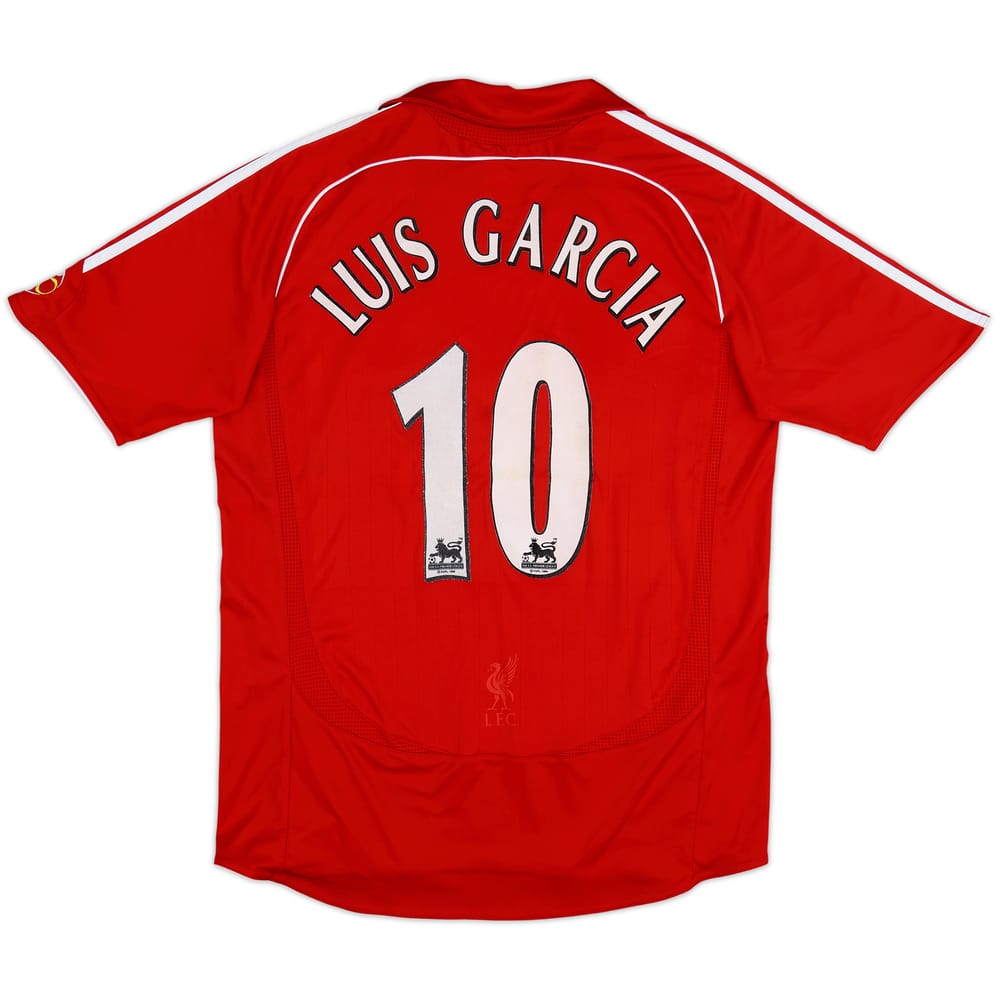 2006-08 Liverpool Home Shirt Luis Garcia #10 - 7/10 - (M)