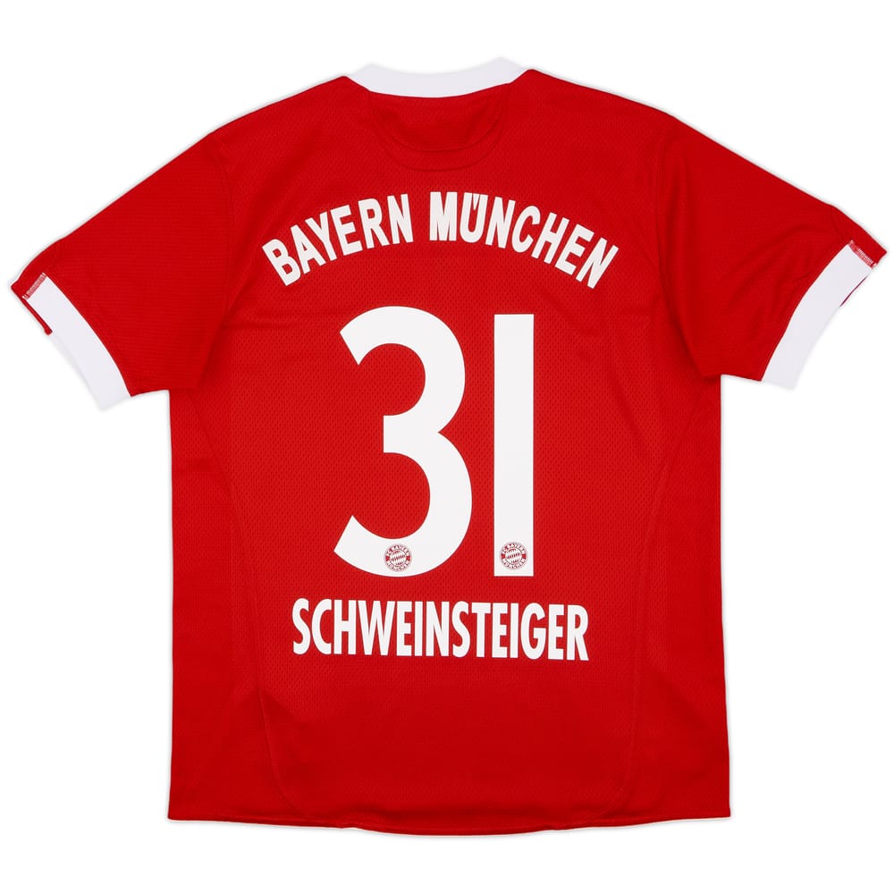 2009-10 Bayern Munich Home Shirt Schweinsteiger #31 - 8/10 - (XL.Boys)