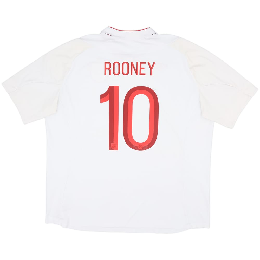 2012-13 England Home Shirt Rooney #10 - 8/10 - (3XL)