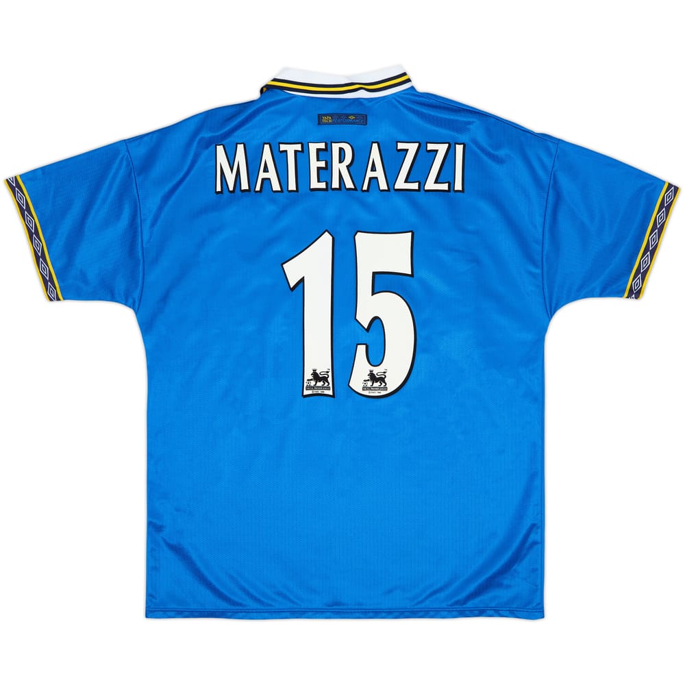 1997-99 Everton Home Shirt Materazzi #15 - 8/10 - (XL)