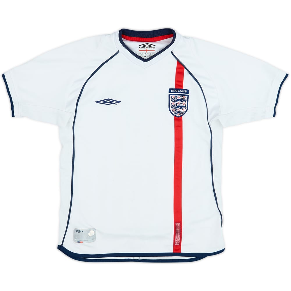 2001-03 England Home Shirt - 6/10 - (S.Boys)