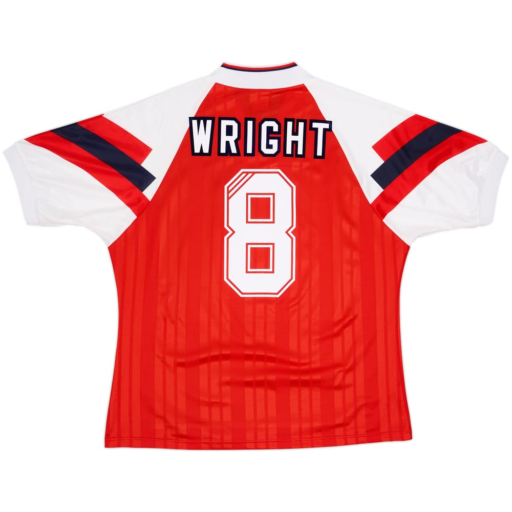 1992-94 Arsenal Home Shirt Wright #8 - 9/10 - (L)