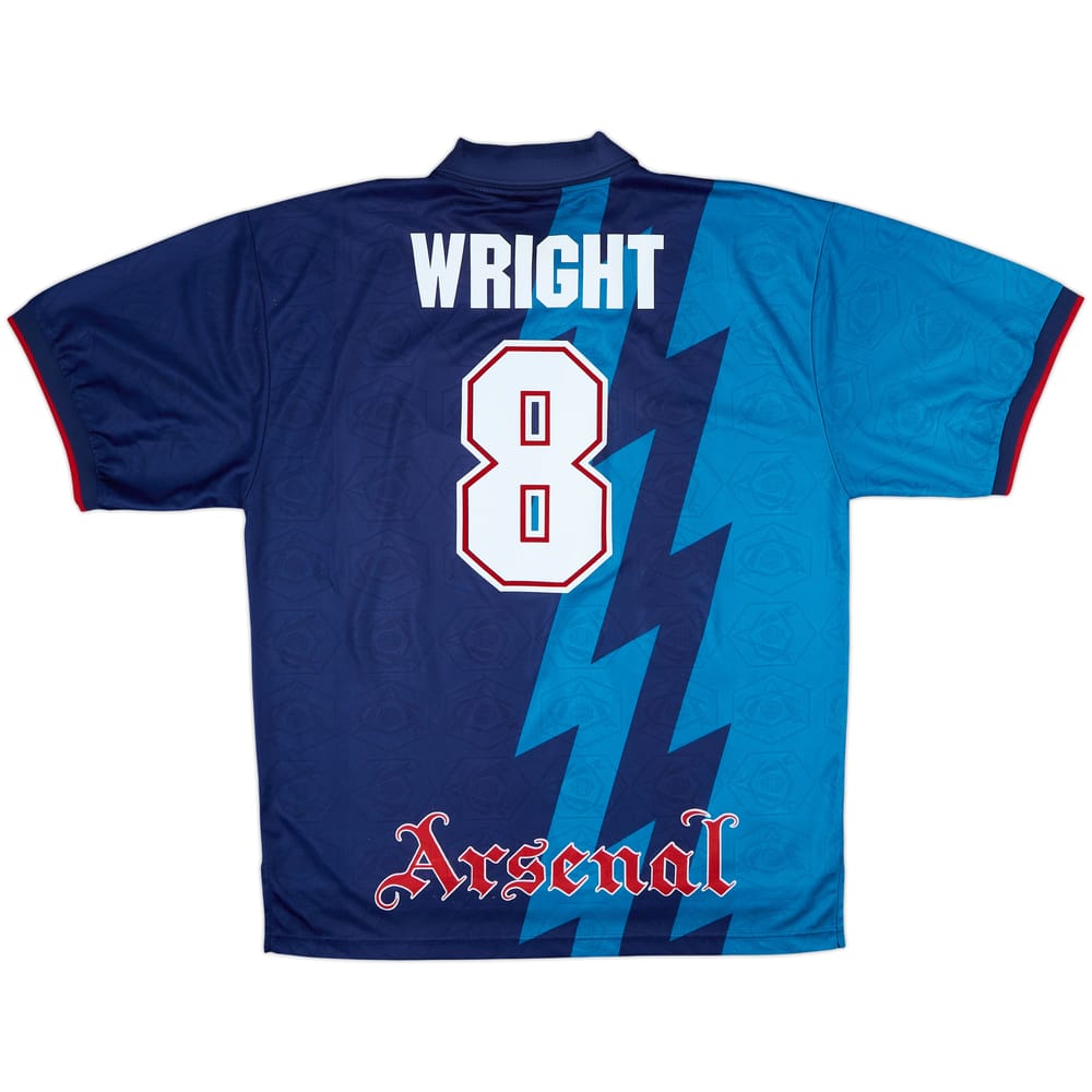 1995-96 Arsenal Away Shirt Wright #8 - 8/10 - (XXL)