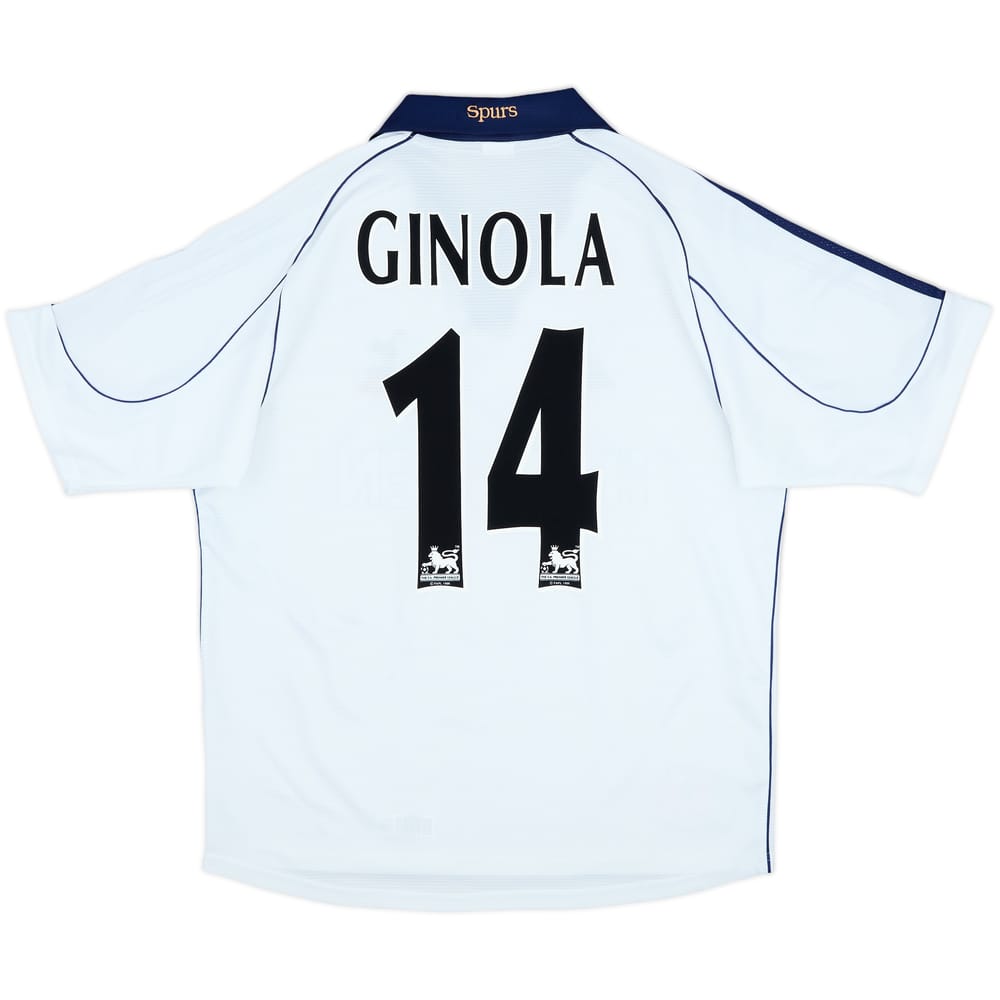 1999-01 Tottenham Home Shirt Ginola #14 - 8/10 - (M)