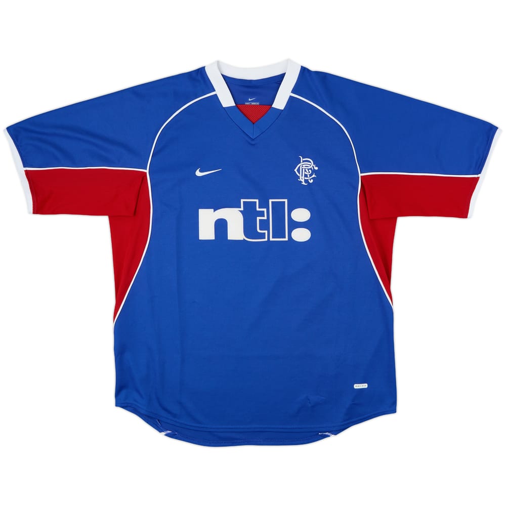 2001-02 Rangers Home Shirt - 9/10 - (L)