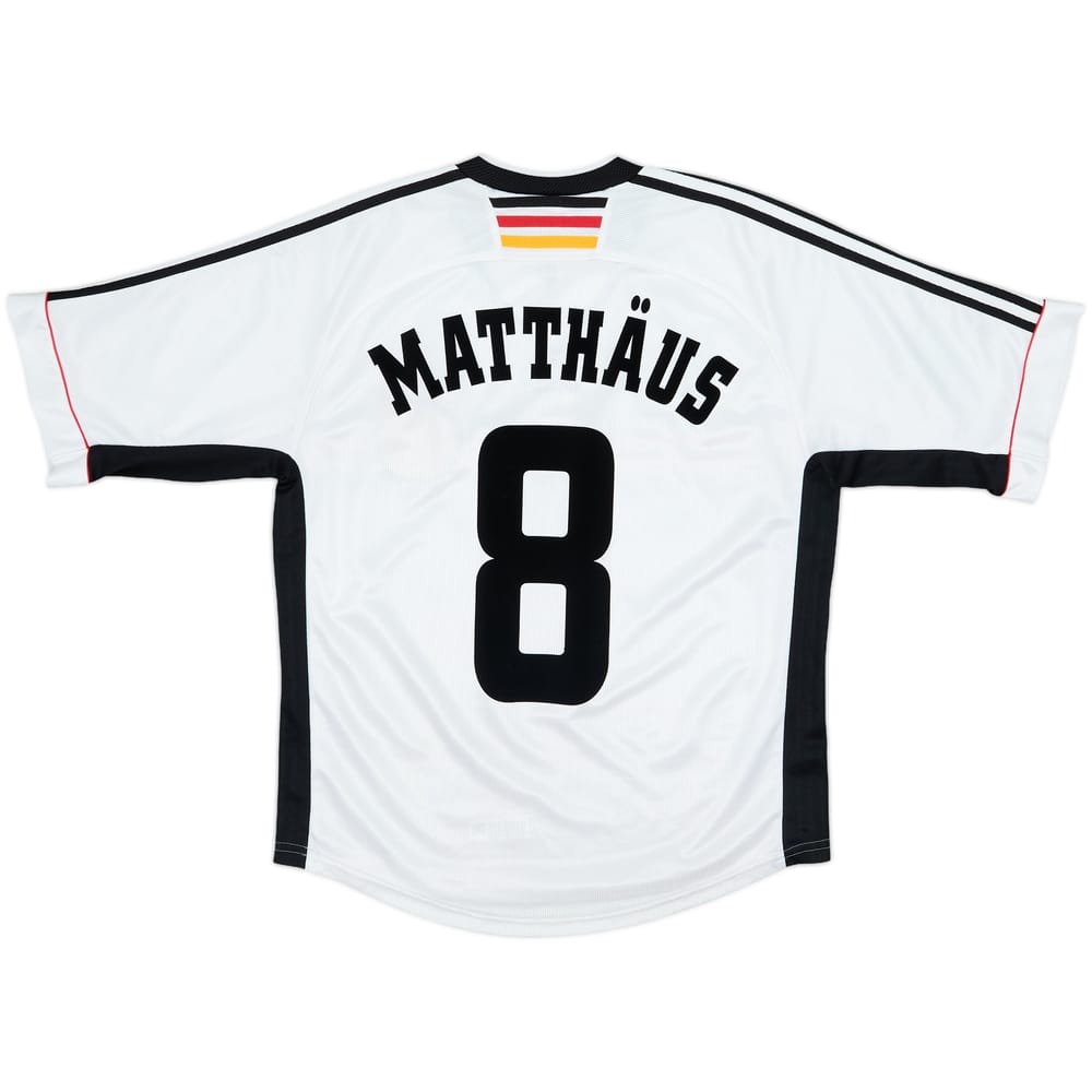 1998-00 Germany Home Shirt Matthaus #8 - 9/10 - (M)