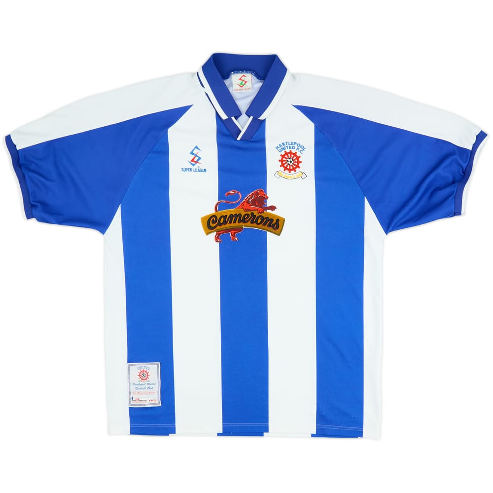 1999-00 Hartlepool Home Shirt - 9/10 - (L)