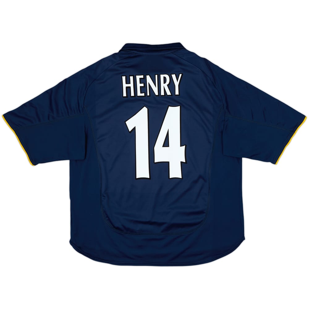 2000-02 Arsenal European Shirt Henry #14 - 8/10 - (XL)
