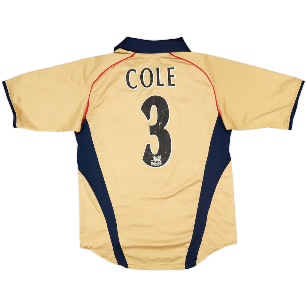 2001-02 Arsenal Away Shirt Cole #3 - 7/10 - (S)