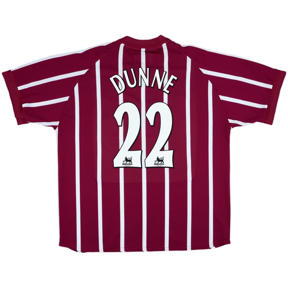 2002-03 Manchester City Third Shirt Dunne #22 - 8/10 - (XXL)