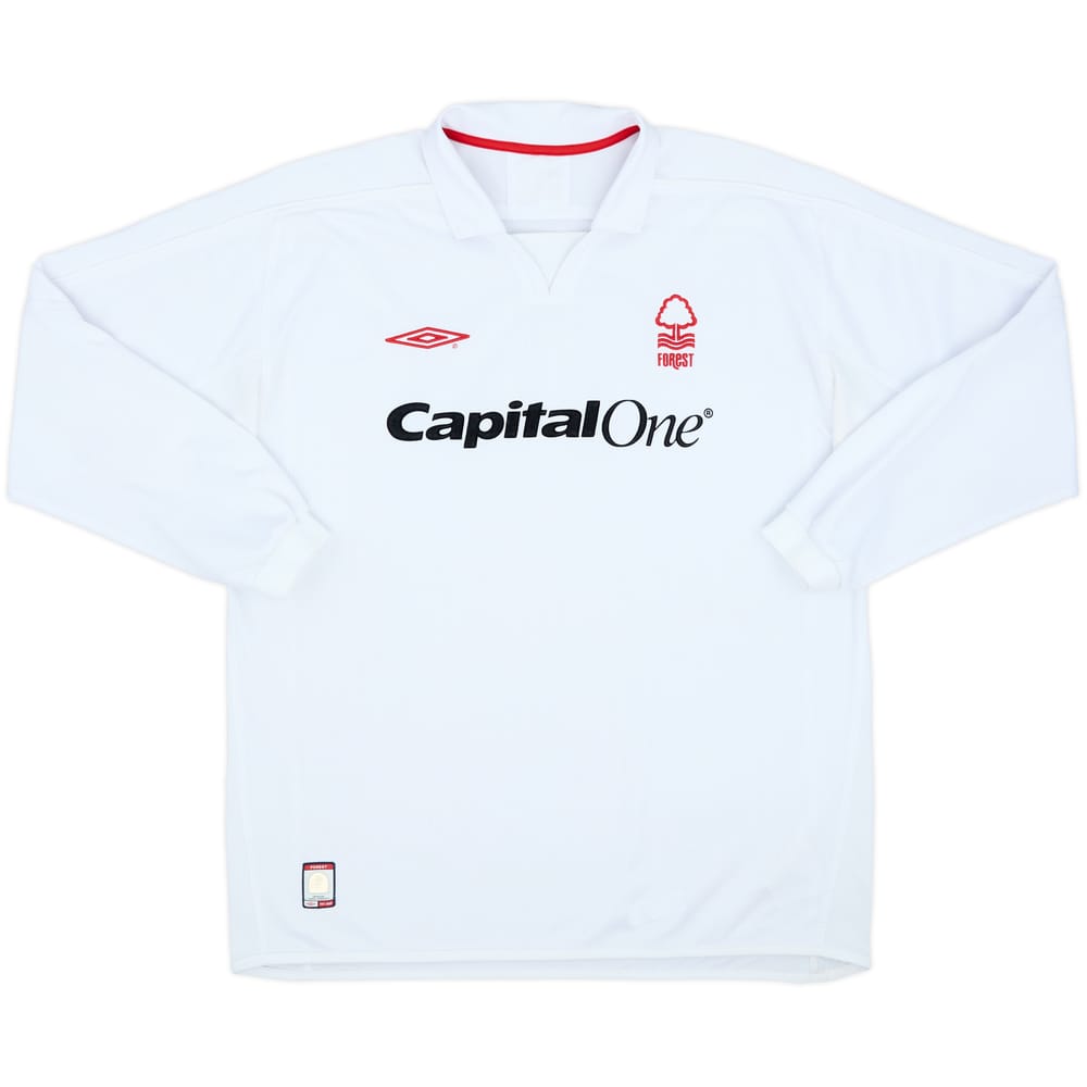 2003-04 Nottingham Forest Away L/S Shirt - 8/10 - (XL)
