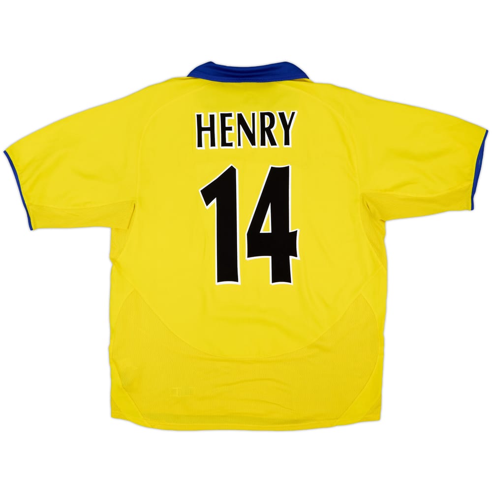 2003-05 Arsenal Away Shirt Henry #14 - 8/10 - (L)
