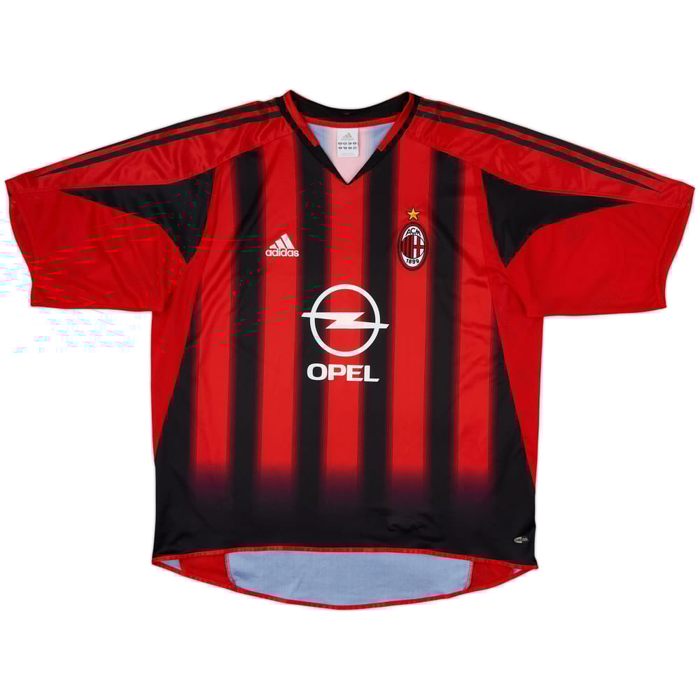 2004-05 AC Milan Home Shirt - 7/10 - (XL)
